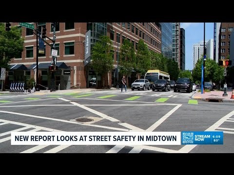 New report looks at street safety in Midtown Atlanta