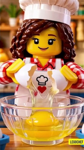 Giant LEGO Cloud Bread ☁️🍞 | Satisfying LEGO Food ASMR #shorts shor