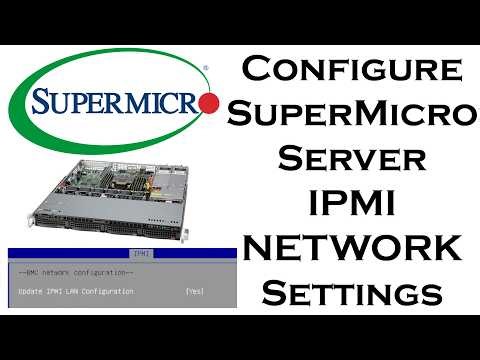 Configure SuperMicro Server IPMI Remote Management Network Settings EASY!