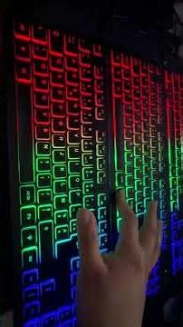 Computer Gaming Keyboard Light Backlit RGB Mute wired keyboard USB