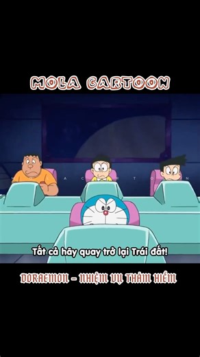 DORAEMON [P2] NHIỆM VỤ THÁM HIỂM KHÔNG GIAN #shorts #doraemon #nobita #molacartoon #doremon