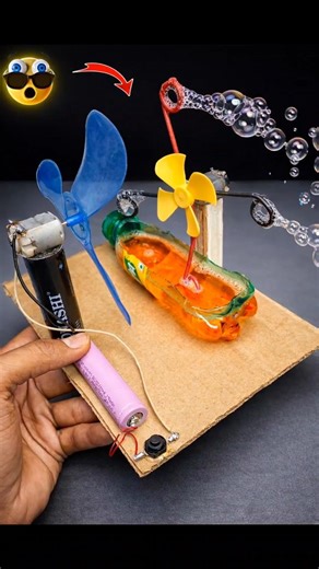 making bubble machine 7th class science project #viral #project #science