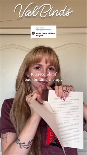 Exploring Bookbinding Techniques with ASMR