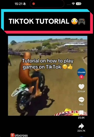 Tutorial on how to play games on TikTok 🫪👍 #pokigames #poki #tiktokgames #gamesontiktok #gamingtutorial