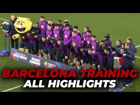 BARCELONA CHRISTMAS TRAINING open to the public: LAMINE YAMAL, FLICK, RAPHINHA...