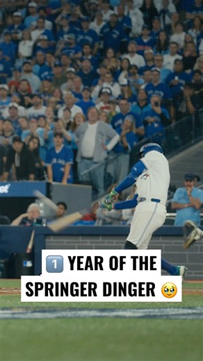 George Springer’s ALCS Game 7 blast: a swing we’ll forever remember 🥹 #MLB #Toronto #BlueJays