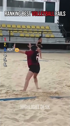 Ranking the Best Volleyball Fails🏐 #shorts