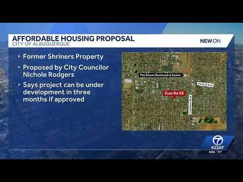 Affordable housing project proposal in Albuquerque