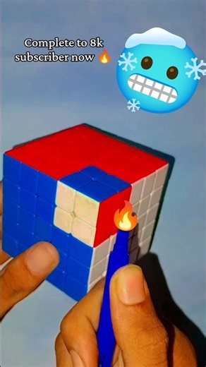 Solving Big 5x5 Rubik’s Cube Corners Using an App! 😱🧩 #shorts