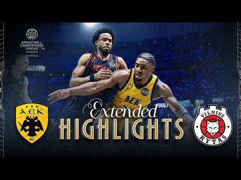 AEK BC v Rytas Vilnius | Final | Full Game Highlights | #BasketballCL 2025-26