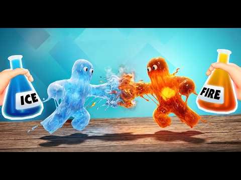 I Created an ICE SLIME And FIRE SLIME... Then they BATTLED!