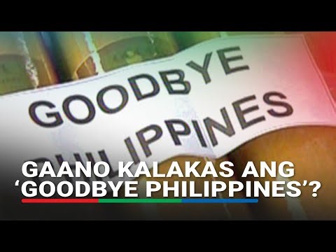 Gaano kalakas ang 'Goodbye Philippines' na paputok? | ABS-CBN News