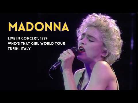 Madonna 1987 – Who’s That Girl Tour (Pro-Shot) | Live in Turin, Italy | Full Concert | #madonna