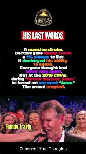 Randy Travis's Miracle Moment #shorts