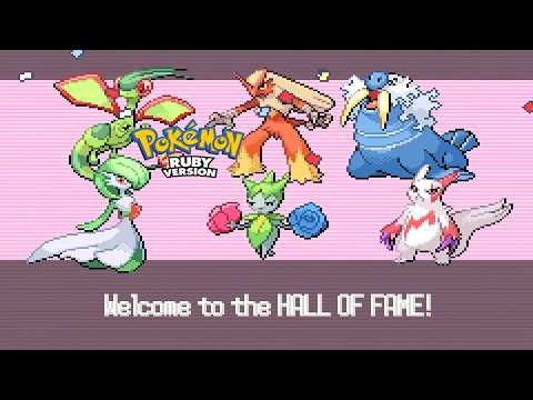 Pokemon Ruby Ending Elite Four