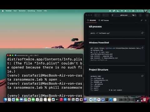 Python Malware Lab on macOS & Linux | Educational Security Research