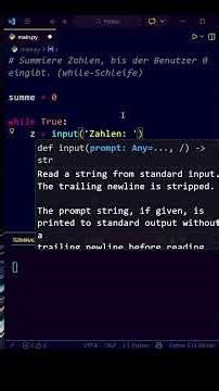 🚀 SO funktionieren while-Schleifen in Python #shorts #python #coding #programming