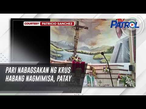 Pari nabagsakan ng krus habang nagmimisa, patay | TV Patrol