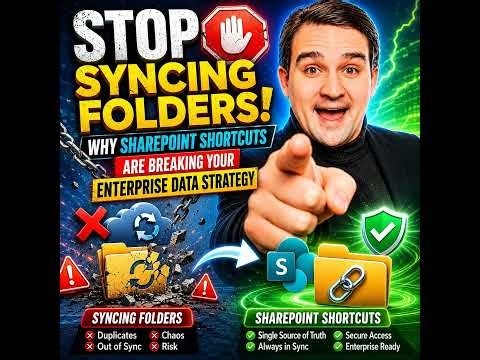 Stop Syncing Folders: Why SharePoint Shortcuts Are Breaking Your Enterprise Data Strategy