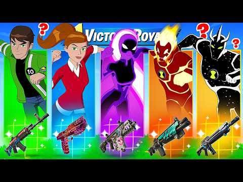 The *RANDOM* BEN 10 BOSS Challenge in Fortnite!