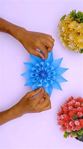 🎄 How to Make a Beautiful 3D Snowflake with Paper ✨ Easy DIY Decoration
