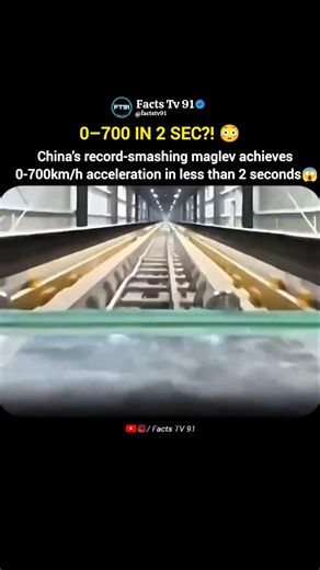 China’s Insane Maglev Hits 700 km/h in Seconds ⚡