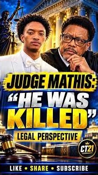 ⚖️ JUDGE MATHIS SPEAKS: “I THINK NOLAN WAS KILLED” 🚨 What Does He Think Happened? #justicefornolan