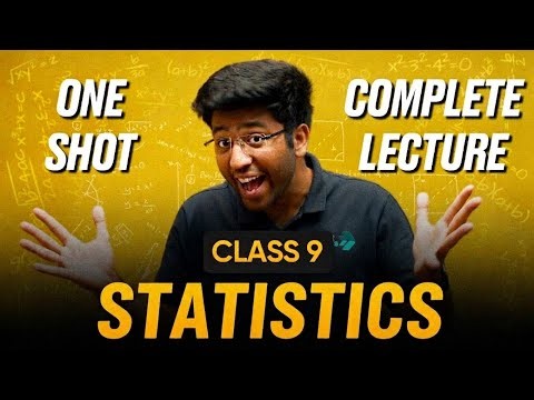 Statistics Class 9 in One Shot 🔥 | Class 9 Maths Chapter 12 Complete Lecture | Shobhit Nirwan
