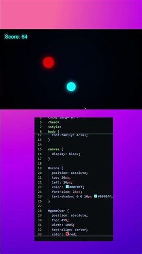 🔴 Red Ball Chase Challenge #coding #programming
