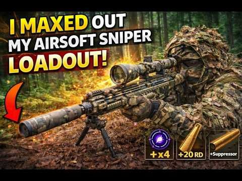 The Most INSANE Airsoft Sniper Loadout Ever Built Airsoft Sniper Loadout MAXED