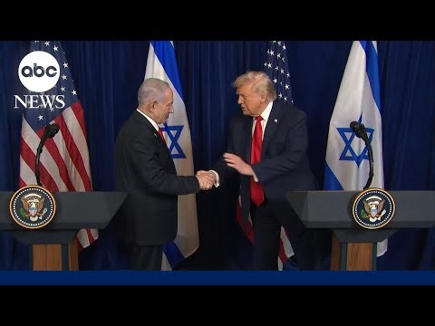Trump, Netanyahu hold press conference after peace talks