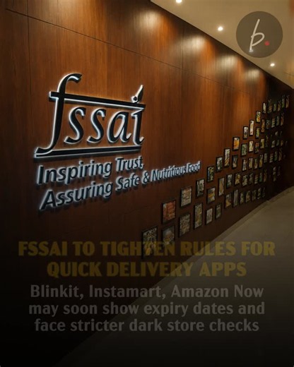 #fssai #quickcommerce #ecommerceindia #foodsafety #onlinegrocery | FinBean Media