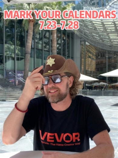 Live streaming 7/23-27 – don't miss the party 🎉 @vevor.garden.live #VEVOR #VEVORHomeImprovement #VEVORHoustonStore #Superbrandday
