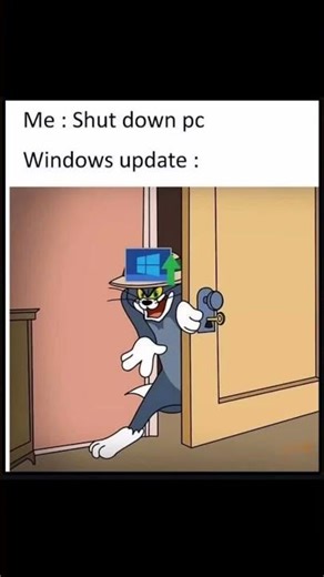 Windows update meme