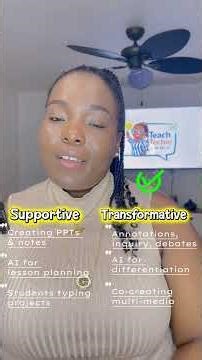 Transformative vs Supportive EdTech Use #edtech #teacherlife #teachingcommunity #education