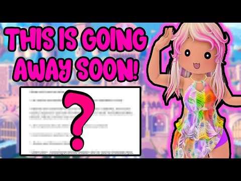 This Is Going Away Soon Royale High Friendly Reminder