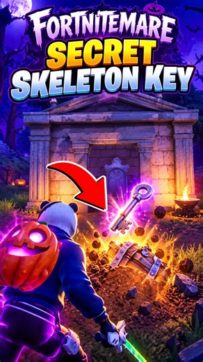 How to Find the Secret Rooms & Skeleton Key in Fortnite! 🎃 #fortnite #fortnitemares