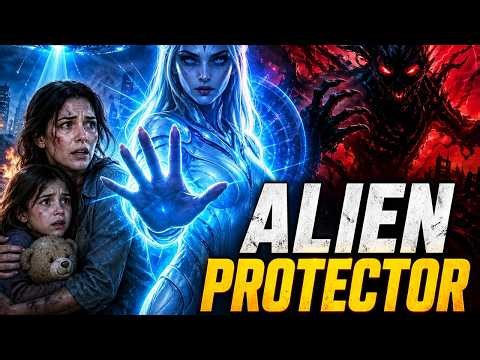 Alien Woman Saves Mother and Child from Dark Forces | Emotional Sci-Fi Story