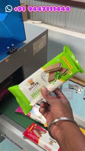 Automatic Wafer & Biscuit Packing Machine | High-Speed Wafer Biscuit Packaging Solution Coimbatore