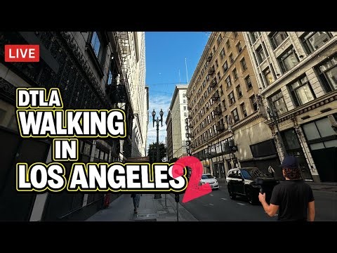 LIVE LOS ANGELES | DTLA Summer Walk | Downtown LA Live Cam