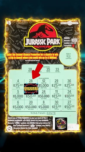 🦖 Tiny Dino WIN! | Scratch Off Lottery Tickets