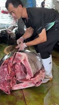 Taiwan’s bluefin tuna master delivers a breathtaking performance! #黑鮪魚 #bluefintuna