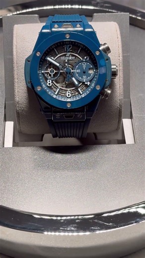 HUBLOT Big Bang Unico Blue Magic Chronograph Watch #shorts #watches #watch #hublot #chronograph