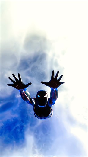 Marvel’s Spider-man 2 Miles Morales Upgraded Suit Falling From The Highest Point PS5 4K Smooth