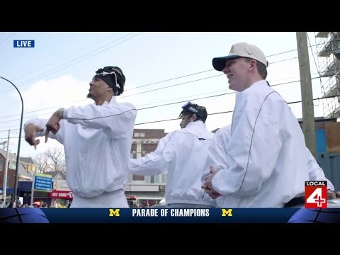 Watch full Michigan basketball championship parade