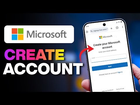 How to Create Microsoft Account In Mobile Phone | How To Create A Microsoft Account On Phone