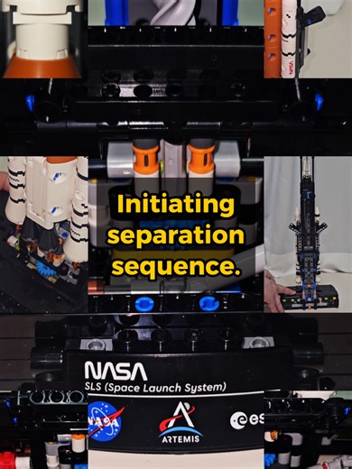 LEGO NASA Artemis Lift-Off Multi-View