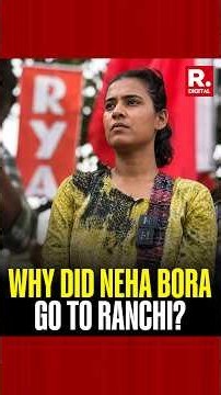 Arnab Raises Question At Neha Bora For Visiting Ranchi For Student Protest After Almost Two Weeks