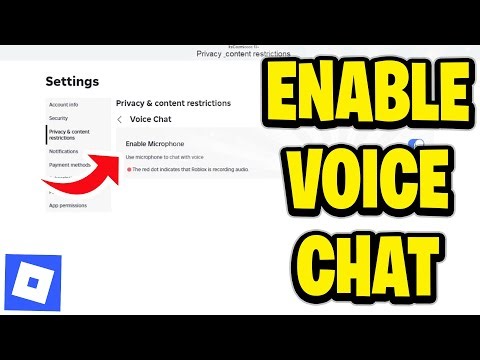 How To Enable Voice Chat In Roblox