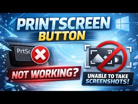 Print Screen Key Not Working in Windows 10/11? Fix It in 2 Minutes! #windows11 #vbbtechhelp